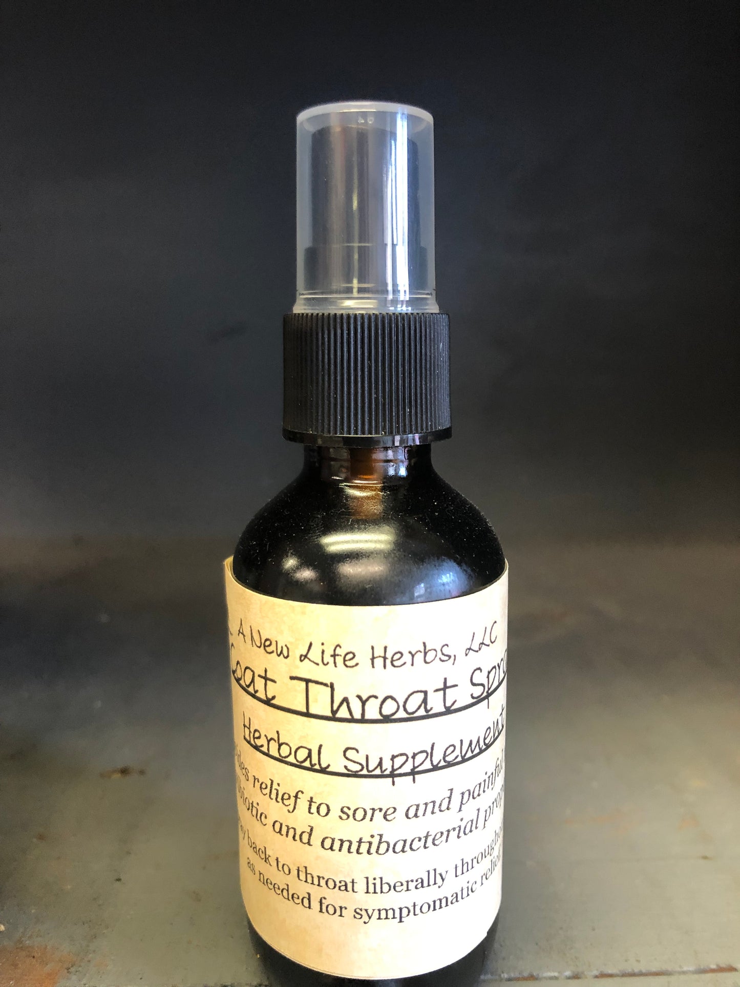 Clear Cover/Throat Spray