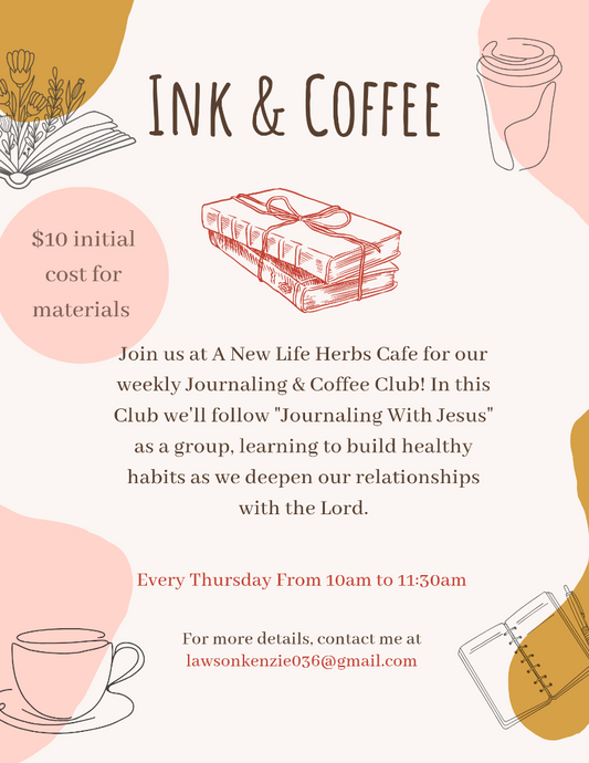 Thursday Ink & Coffee 10-11:30 am