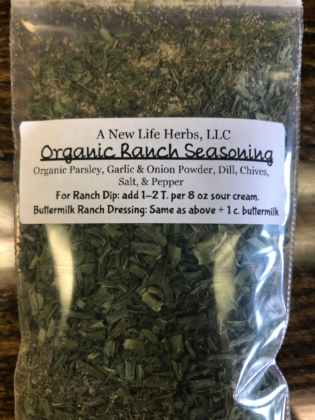 Organic Ranch Seasoning